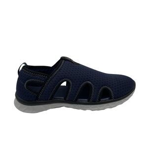 Bass Outdoor Hex Mesh Vent Shoes Mens Size 7.5 Blue Slip On Water Hiking Outdoor